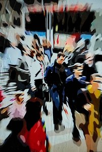 人群中的男子 作者 马韦特 