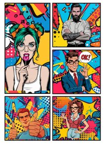 Popart 漫画 "OK