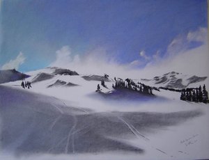 萨瓦二月 30x40 作者 西蒙·弗莱彻