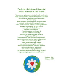 The Peace Painting of Rosental for all Humans of this World 作者 约翰娜蒂尔