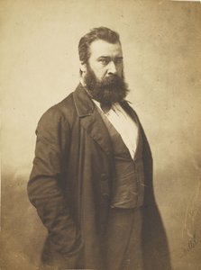 Jean-FrançoisMillet，1856-58（玻璃底片上的盐渍纸印刷品） 作者 纳达尔