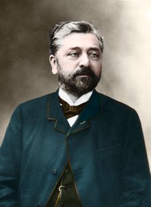 Gustav Eiffel（1823-1923）法国工程师的肖像。