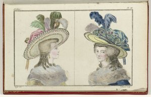 Cabinet des Modes or Les Modes Nouvelles》，1786 年 8 月 1 日，第 III 插图