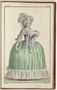 Cabinet des Modes or Les Modes Nouvelles》，1786 年 9 月 1 日，第 III 插图