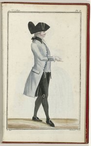 Cabinet des Modes 或 New Fashions，1786 年 9 月 1 日，图版。 二