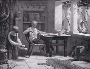 色诺芬决定他的历史，插图来自&39;哈钦森的国家历史&39;，1915年
