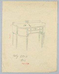 新古典花瓶图案餐边柜设计 作者 达文波特公司