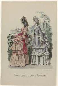 弗兰克-莱斯利的《女士杂志》，1871 年，NY.17, 998.B 作者 埃米尔·普雷瓦尔