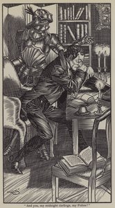 查尔斯·兰姆（Charles Lamb）的《埃利亚散文集》插图（石版画）