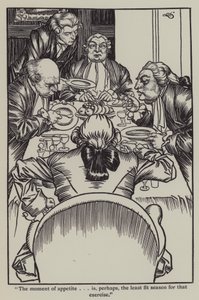 查尔斯·兰姆（Charles Lamb）的《埃利亚散文集》插图（石版画）