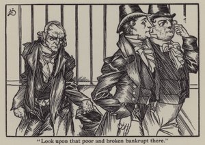 查尔斯·兰姆（Charles Lamb）的《埃利亚散文集》插图（石版画） 作者 加斯·琼斯（A. Garth Jones）