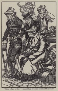 查尔斯·兰姆（Charles Lamb）的《埃利亚散文集》插图（石版画） 作者 加斯·琼斯（A. Garth Jones）