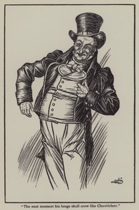 查尔斯·兰姆（Charles Lamb）的《埃利亚散文集》插图（石版画）