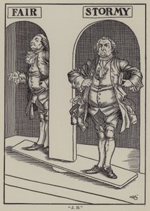 查尔斯·兰姆（Charles Lamb）的《埃利亚散文集》插图（石版画） 作者 加斯·琼斯（A. Garth Jones）