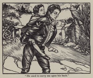 查尔斯·兰姆（Charles Lamb）的《埃利亚散文集》插图（石版画）