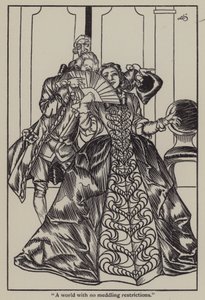 查尔斯·兰姆（Charles Lamb）的《埃利亚散文集》插图（石版画） 作者 加斯·琼斯（A. Garth Jones）