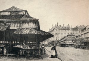 1915年的圣安娜市场 作者 AP武术