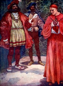 亨利（Henry）于1905年约1529年将沃尔西（Wolsey）送出法庭。