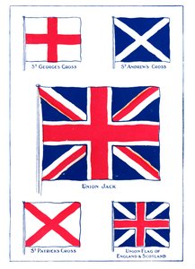 1905年，英国国旗的制作方法。 作者 福雷斯特