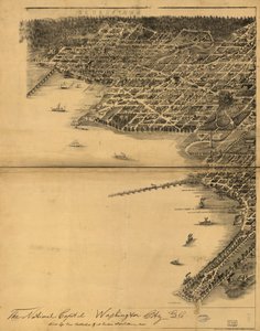 国家首都，华盛顿市，D.C. 作者 A. Sachse and Co.