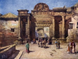 Cordova, Entrance to the City (colour litho)