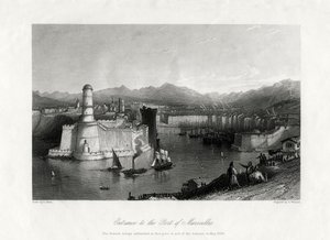 1875年，法国马赛港口入口