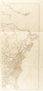 一张展示北美内陆地区所有新发现的地图
