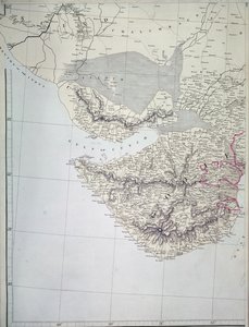 西印度地图，1816年