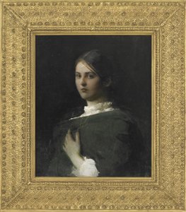 艺术家的长女的肖像，1893-94 作者 雅培汉德森塞耶