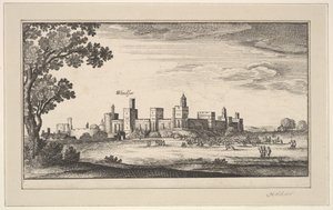温莎，1644年后。 作者 亚伯拉罕·奥布里