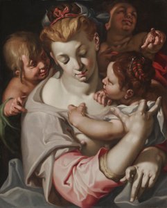 慈善》，约 1590 年（木板油画） 作者 亚伯拉罕·布洛玛特（Abraham Bloemaert）