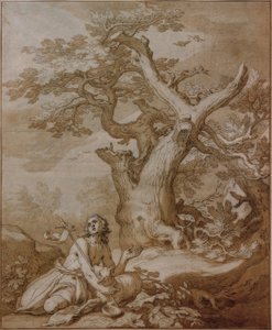 旷野中的施洗者约翰 作者 亚伯拉罕·布洛玛特（Abraham Bloemaert）