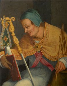圣安布罗斯，米兰大主教。 作者 亚伯拉罕·布洛玛特（Abraham Bloemaert）