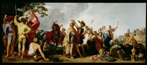 亚历山大大帝加冕（公元前 356-323 年）（油画） 作者 亚伯拉罕·布洛玛特（Abraham Bloemaert）
