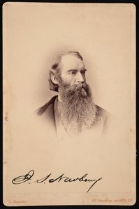 约翰-斯特朗-纽伯里的肖像，1822-1892年，1876-1887年间。 作者 亚伯拉罕·博加杜斯