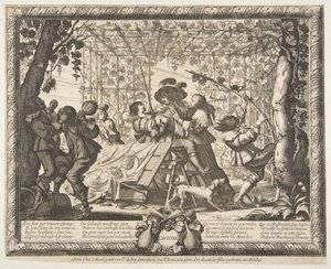 秋季LAutomne，ca。 1637。 作者 亚伯拉罕·博斯（Abraham Bosse）