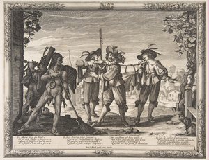 查里瓦里（CA） 1633。 作者 亚伯拉罕·博斯（Abraham Bosse）