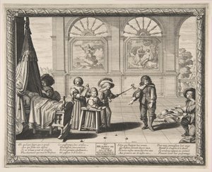 童年，1636年。 作者 亚伯拉罕·博斯（Abraham Bosse）