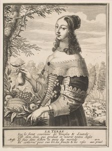地球，1630年。 作者 亚伯拉罕·博斯（Abraham Bosse）