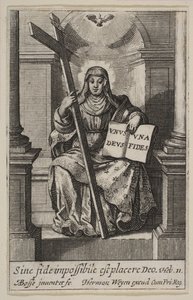 信仰，1636年。 作者 亚伯拉罕·博斯（Abraham Bosse）