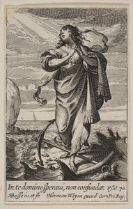 希望，1636年。 作者 亚伯拉罕·博斯（Abraham Bosse）