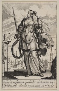 正义，1636年。 作者 亚伯拉罕·博斯（Abraham Bosse）