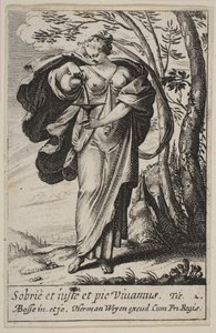 节制，1636年。 作者 亚伯拉罕·博斯（Abraham Bosse）
