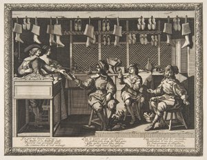 鞋匠Le Savetier，约。 1632-33。 作者 亚伯拉罕·博斯（Abraham Bosse）
