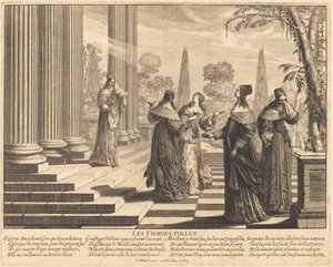 愚蠢的童女走近圣殿 作者 亚伯拉罕·博斯（Abraham Bosse）