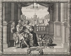 四个季节：春天，1635年。 作者 亚伯拉罕·博斯（Abraham Bosse）