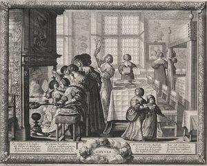 四季冬季 作者 亚伯拉罕·博斯（Abraham Bosse）