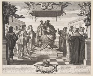 法国的喜悦，1638年。 作者 亚伯拉罕·博斯（Abraham Bosse）