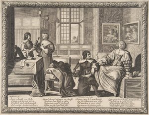 鞋匠，1632-33年。 作者 亚伯拉罕·博斯（Abraham Bosse）