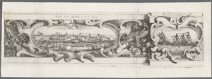 拉罗谢尔围困：第16板，1628-1630年。 作者 亚伯拉罕·博斯（Abraham Bosse）